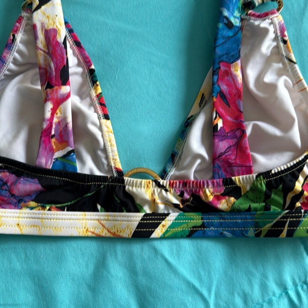 VENUS Multicolor Floral Bikini Top- SUPER CUTE